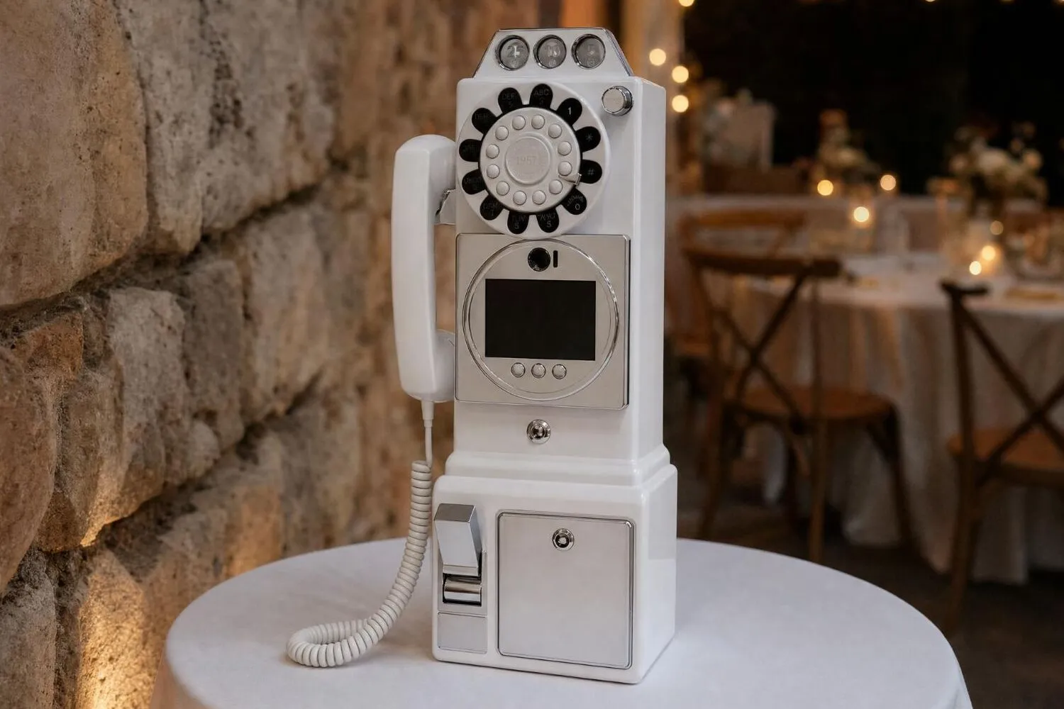 Location livre d'or audio à Lyon — téléphone vintage Eventcore